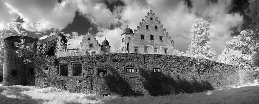 chloss Schwebheim  - Panorama von Nord